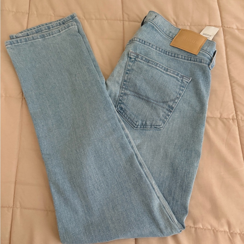 Hollister Women's Sky Blue Skinny Jeans - Picture 4 of 6